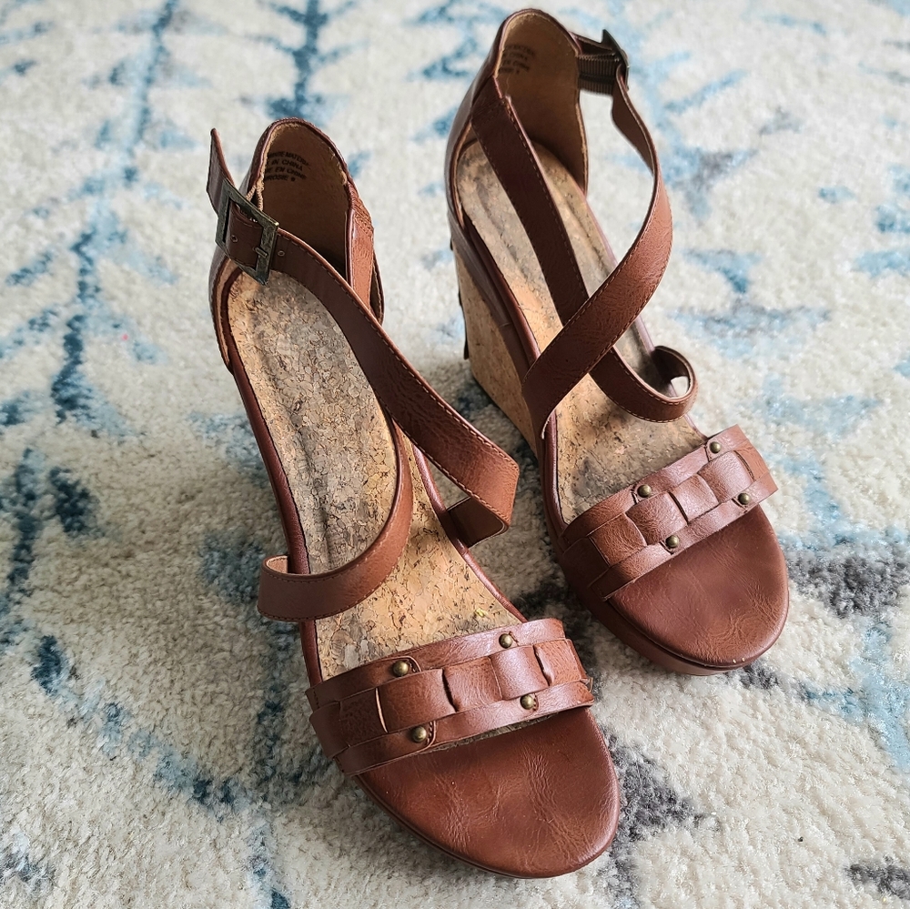 Maurices Rosie Cork Wedge Sandles